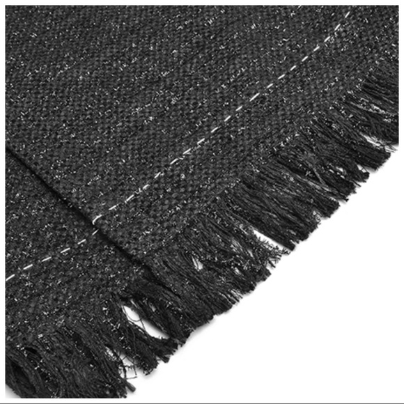 🌺🌺🌺The Koko Beautiful Classic Metallic Black Tweed Skirt Jacket Set - Picture 6 of 11